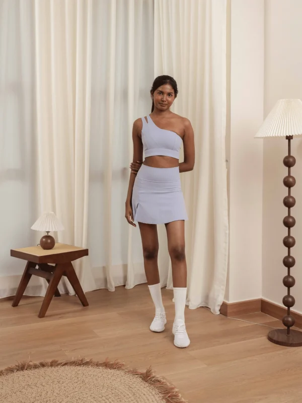 Asymmetrical-Light Support-Tennis-Bra-&-Light-Weight-High-Rise-Tennis-Skirt